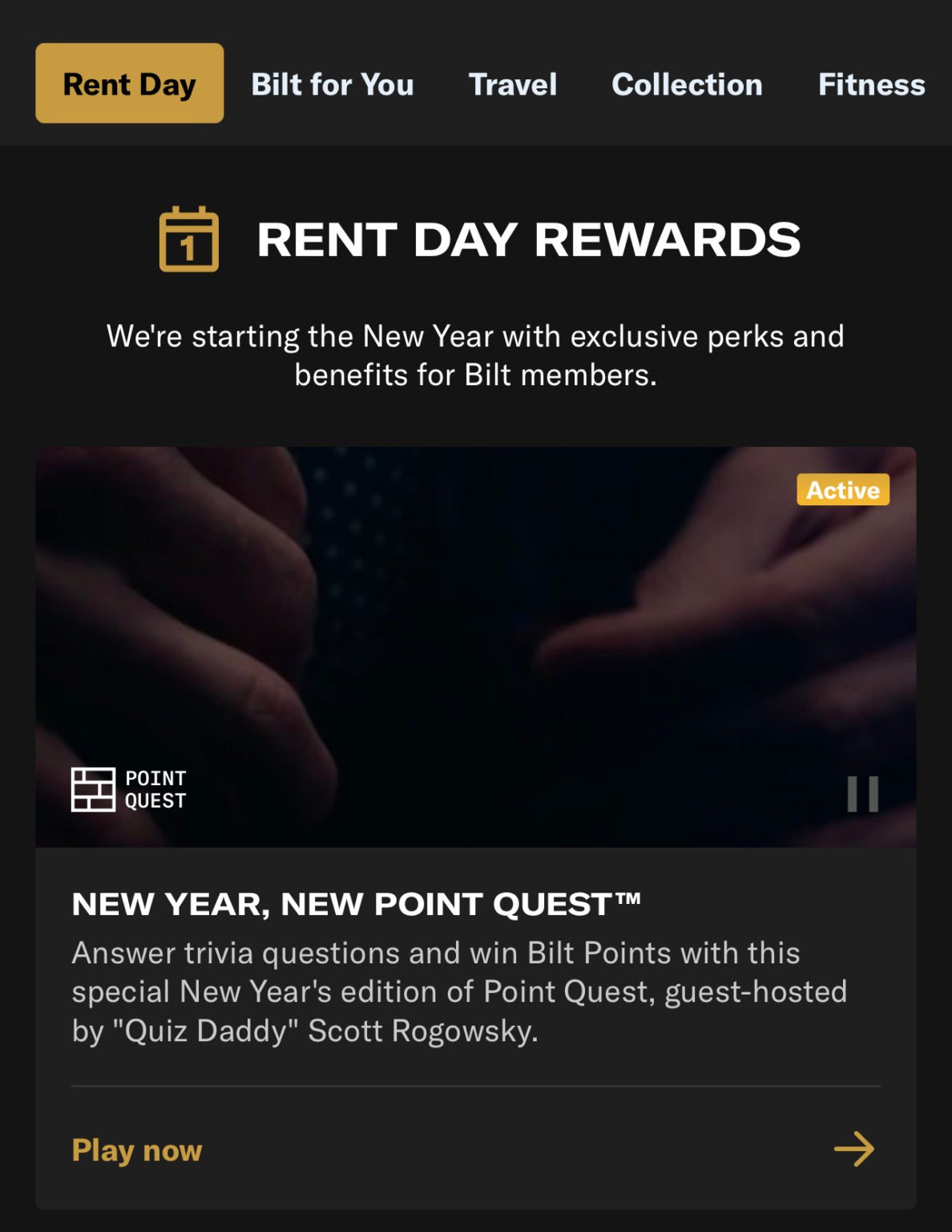 Bilt Rent Day 活动【2023.9 更新：Points Quest 活动】 美国信用卡指南