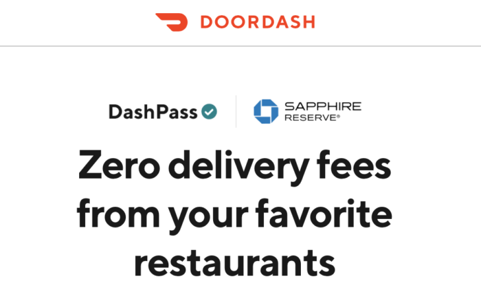 Chase DoorDash 合作：CSP/CSR 持卡人可获得免运费会员2年，联名卡12个 